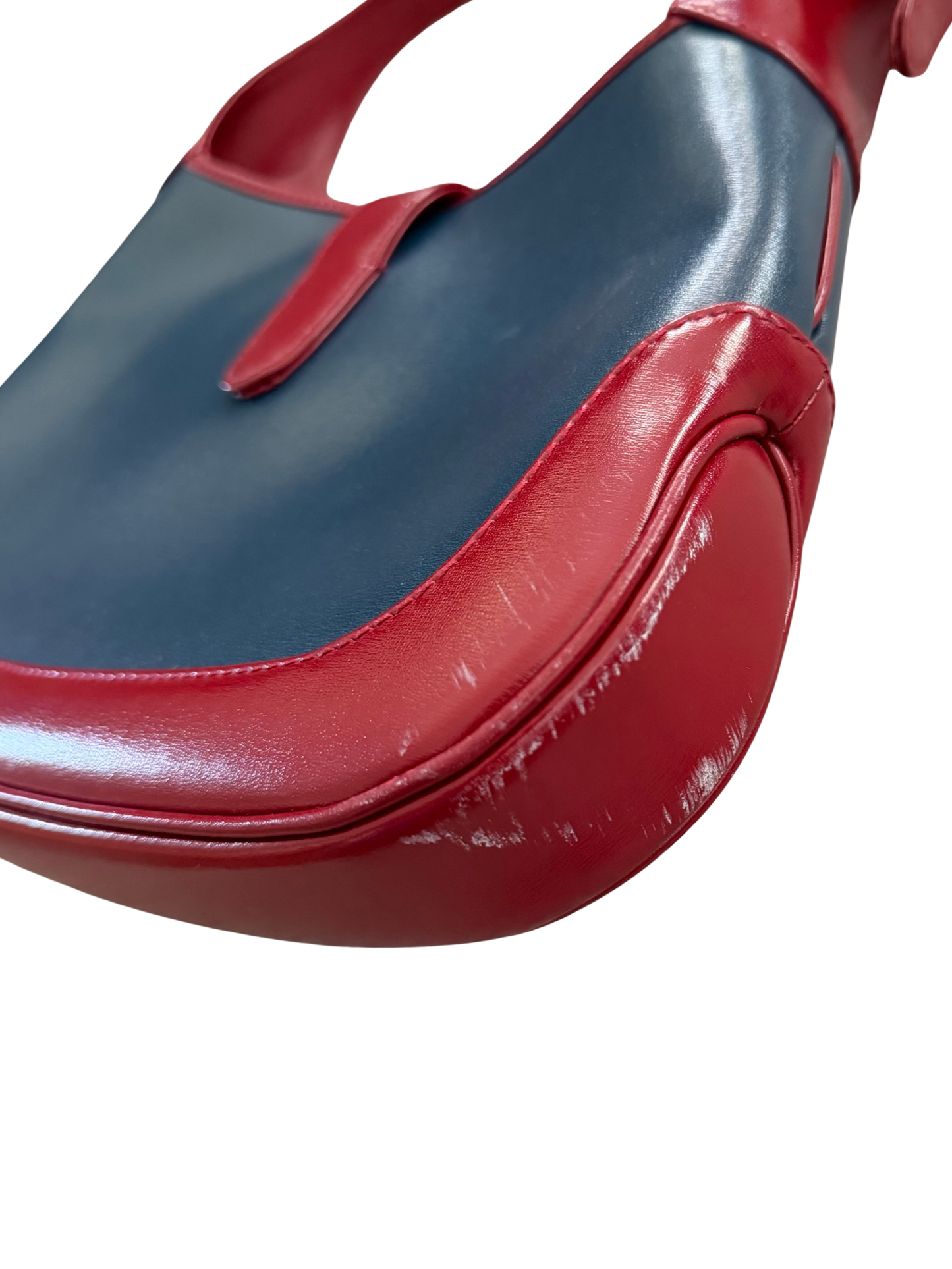 Gucci Navy + Cherry Red Small Jackie Handbag