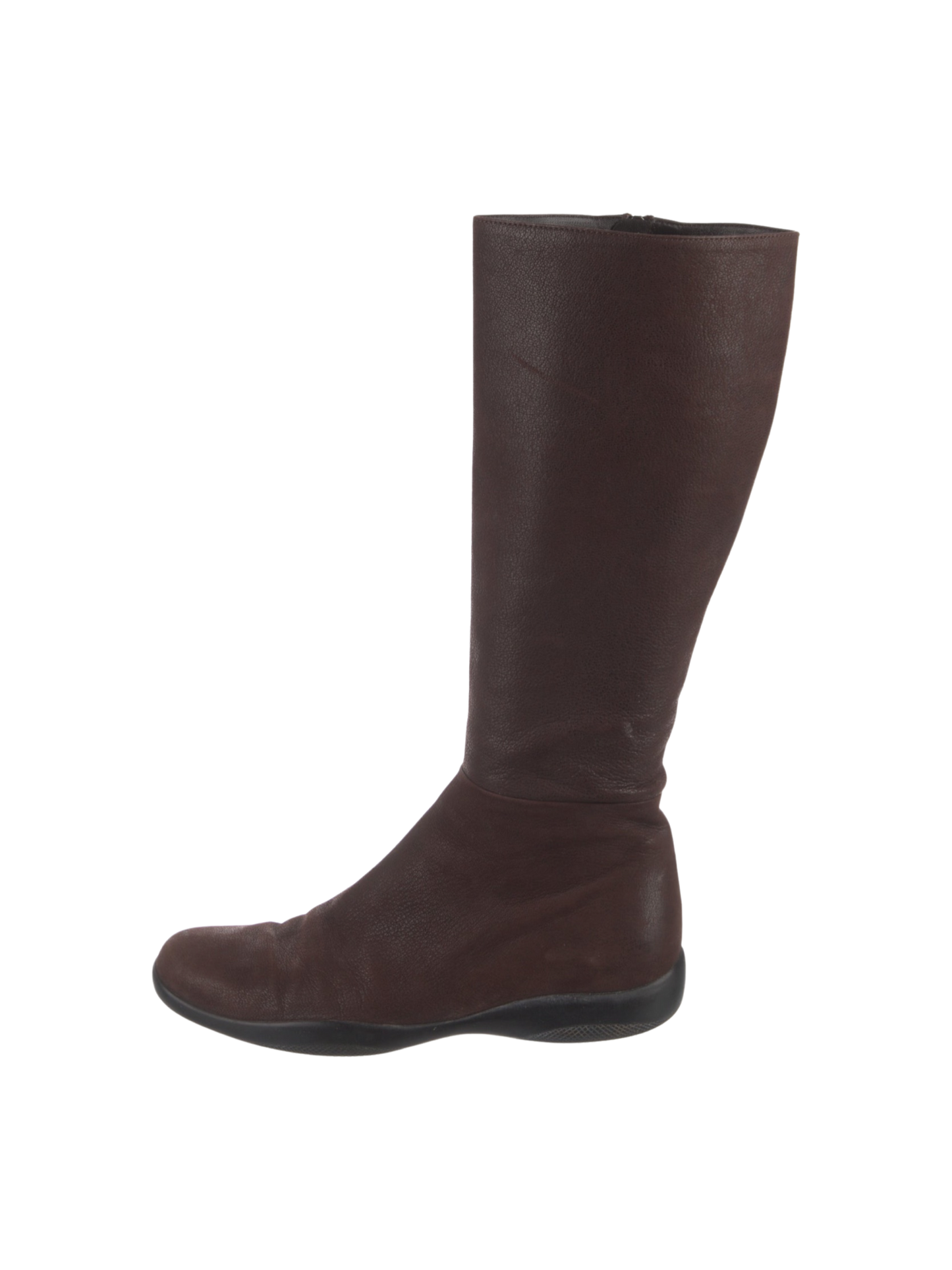 Prada Brown Leather Sport Boots