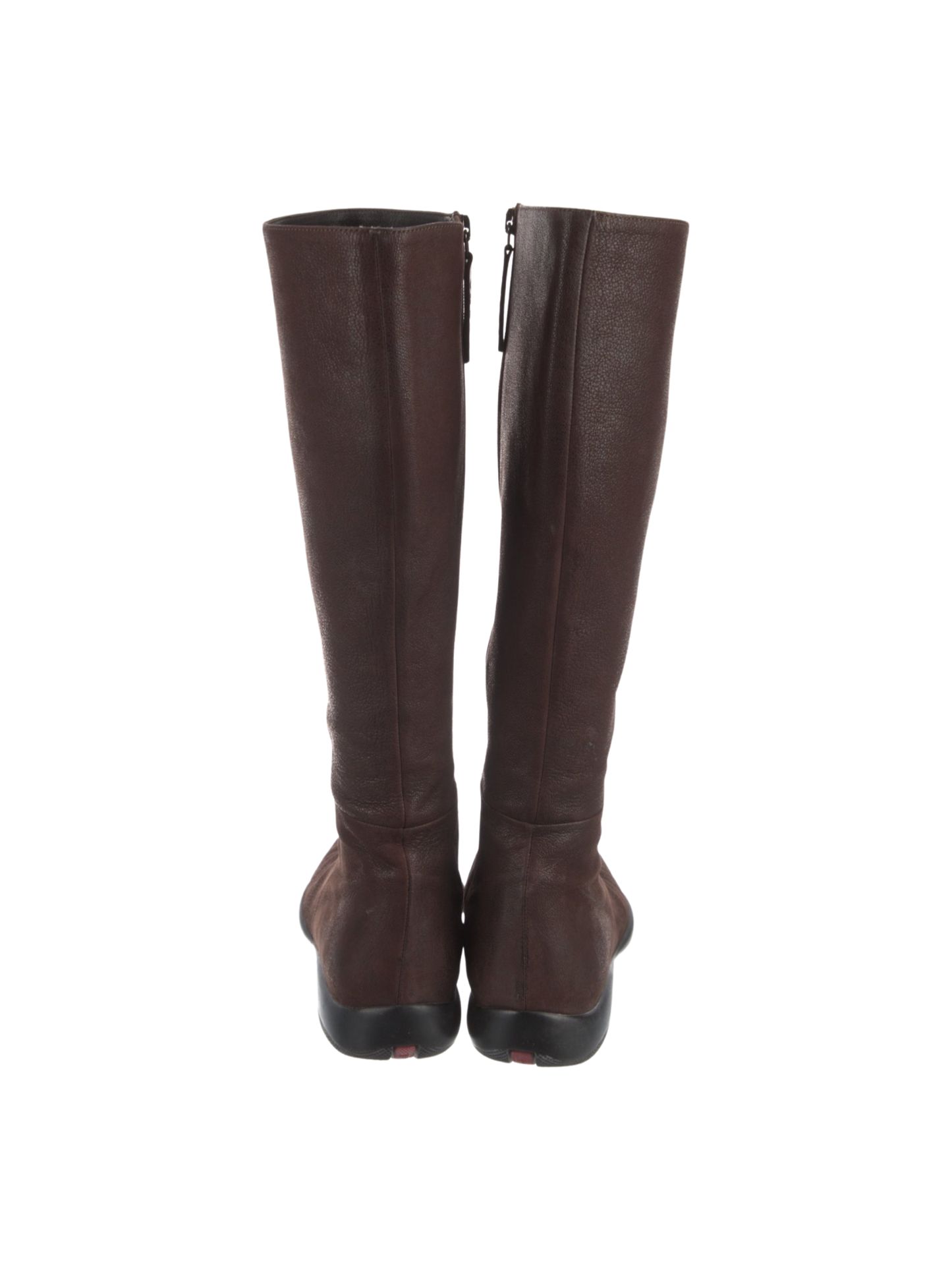 Prada Brown Leather Sport Boots
