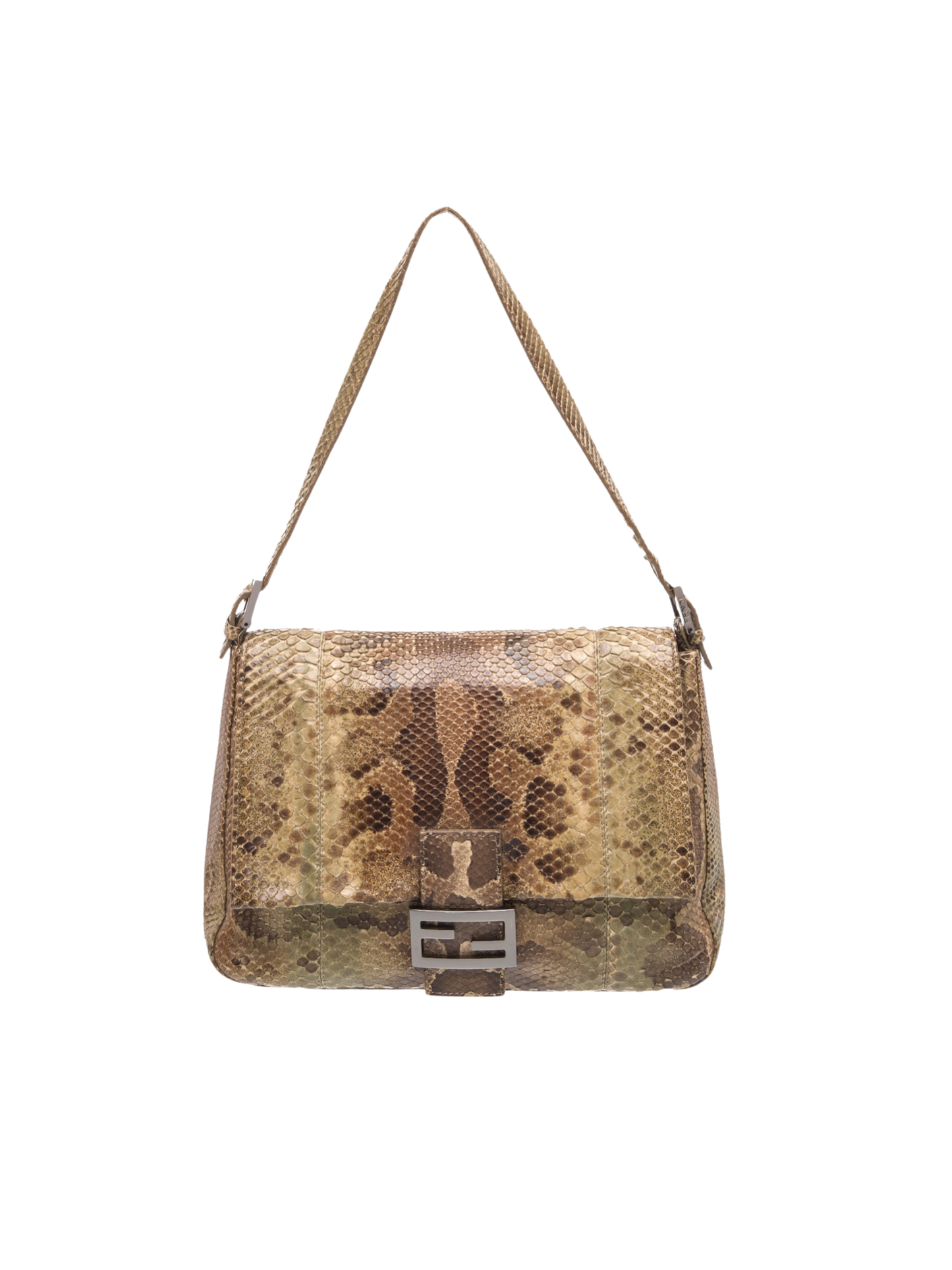 Fendi Python Mamma Baguette Bag