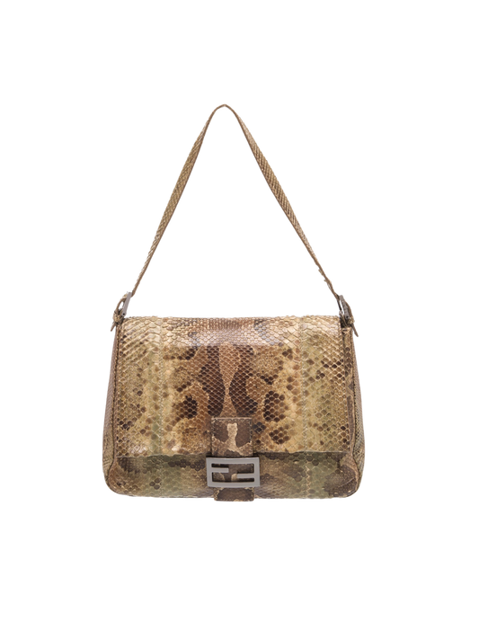 Fendi Python Mamma Baguette Bag