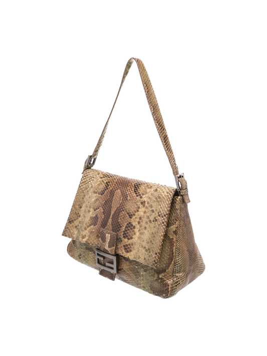 Fendi Python Mamma Baguette Bag
